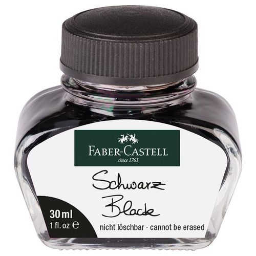 Faber Castell Boccetta Inchiostro 30ml nero
