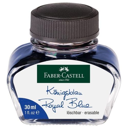 Faber Castell Boccetta Inchiostro 30ml Blu Royal