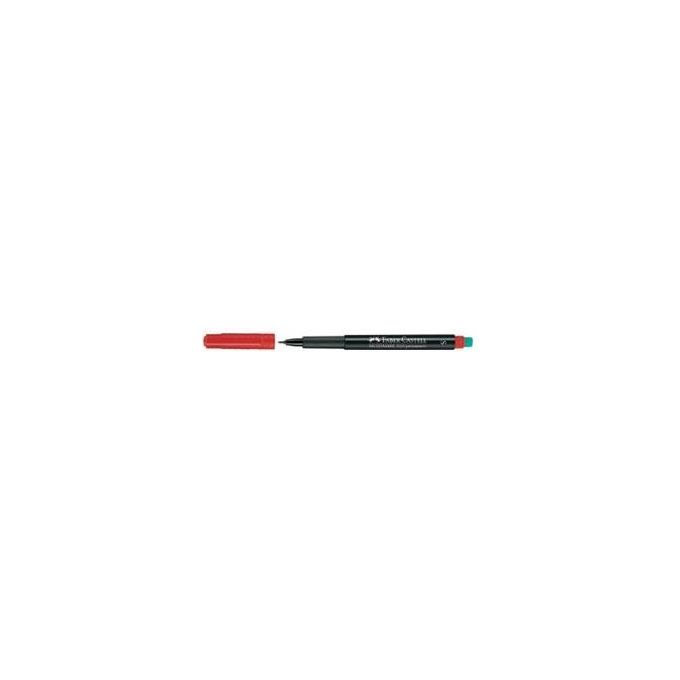 Faber Castell Cf10 Marcatore Multimark Permanente Rosso Tratto 0 4 Mm