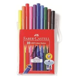 Faber Castell Cf10 Pennarelli Grip Colour Marker