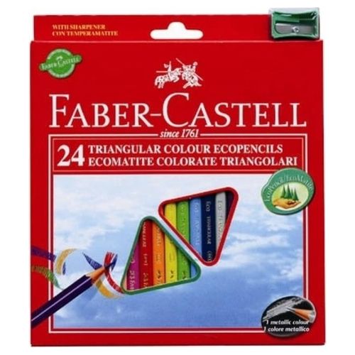 Faber Castell cf24 Matite eco Triangolari