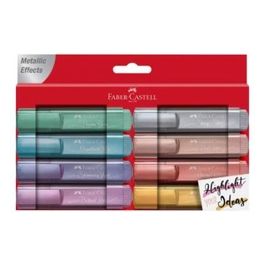 Faber Castell Confezione 10 Evidenziatori Texliner Metallic