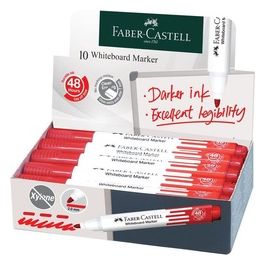 Confezione 10 Marker per Lavagna Rosso