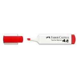 Faber Castell Confezione 10 Marker per Tessuto Rosso