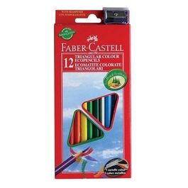 Faber Castell confezione 12 Matite eco Triangolari