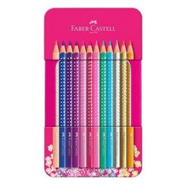 Faber Castell Confezione 12 Metallo Sparkle Confezione Rosa