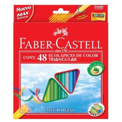 Faber Castell Confezione 48 Matite Eco Triangolari