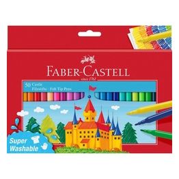 Faber Castell Confezione 50 Pennarelli Sottili il Castello