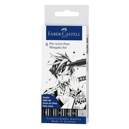 Faber Castell Set 6 Colori Pitt Artist Pen