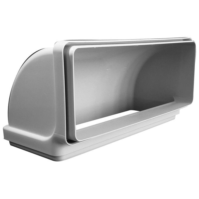 Faber 112.0459.453 Curva CRV 90 Accessorio Gomito Cappa Aspirante Rettangolare 220x90 mm colore Bianco