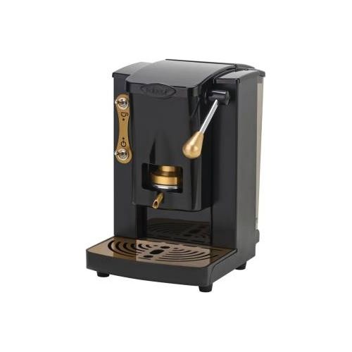 Faber New Slot Mini Plast Macchina del Caffe' a Cialde 44mm Nero Ottone Edition