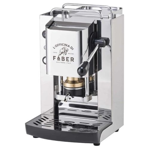 Faber Pro Basic Macchina del Caffe' a Cialde 44mm Nero Total Inox
