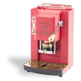 Faber Pro Deluxe Macchina del Caffe' a Cialde 44mm Coral Pink Ottone