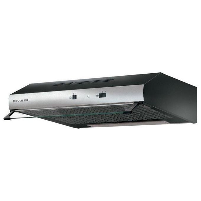 Image of Faber TCH04 PLUS SS19A 741 Cappa da Incasso Sottopensile 90 cm Classe energetica D Nero-Frontale Inox 300.0557.493