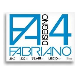 Fabriano Album da Disegno F4 4 Angoli Liscio 33x48cm