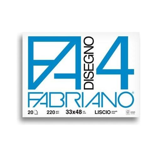 Fabriano Album da Disegno F4 4 Angoli Liscio 33x48cm