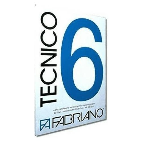 Fabriano Album Tecnico 6 Ruvido 20 Fogli 220gr