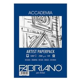 Blocco da Disegno Cotone Bianco 21x29.7x0.5cm