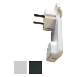 Spina Squadra Super Piatta Schuko 16a+T Bianca