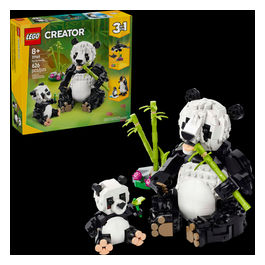 Creator Animali selvatici: famiglia di panda 31165