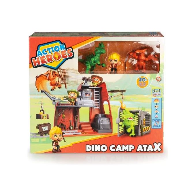 Famosa Playset Action Heroes Dino Adventure Camp Atax