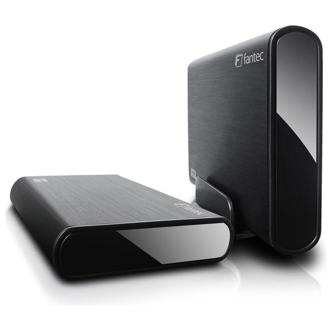 Fantec DB-ALU31 Box Case Esterno Nero 3.5'' Sata USB 3.1 Type-C