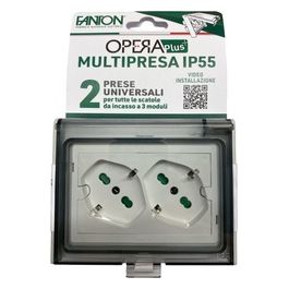 421021par Multipresa Opera Plus Ip55 con Scatola