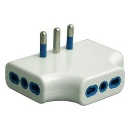Adattatore 3 Prese Bianco 16A 87220