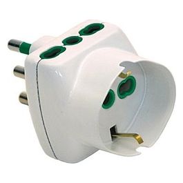 Adattatore Vertical System 2p+t 16a Bianco
