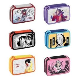 Astuccio 3 Scomparti Manga Assortito