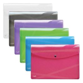 Busta con Bottone Hawai A4 Assortita