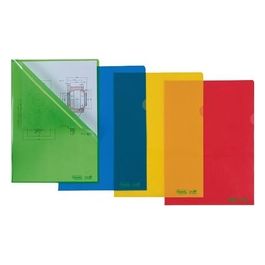 Confezione 25 Buste L Pratic Rossa 22x30cm Liscia