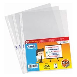 Confezione 26 Buste a Foratura Linear Buccia
