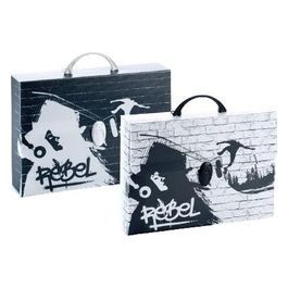 Valigetta Nero/Bianco 36.5x56.6x5.5cm