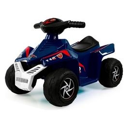 Moto Elettrica Carabinieri Quad 6v Blu Scuro