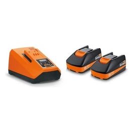 Starter Set con 2 Batterie agli Ioni di Litio con Caricabatteria Rapido ALG 80 BC