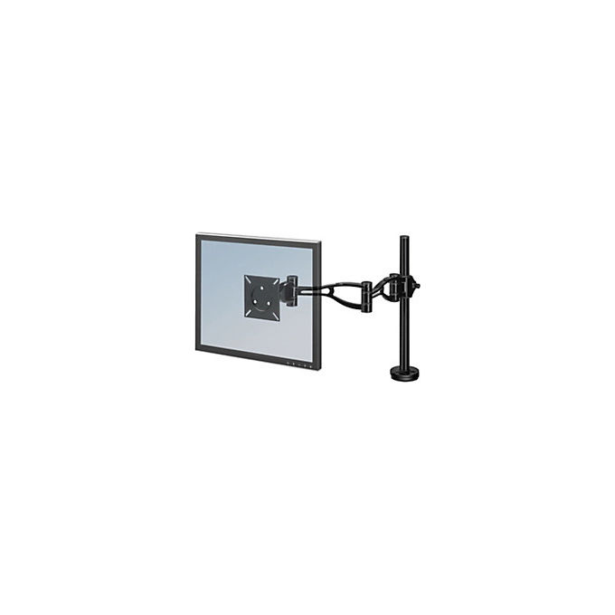 Fellowes 100091536 Braccio Monitor Focus Singolo Nero Acciaio Fino a 32 Pollici