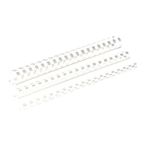Fellowes Confezione 100  Dorso Plast. D.19mm Bianco