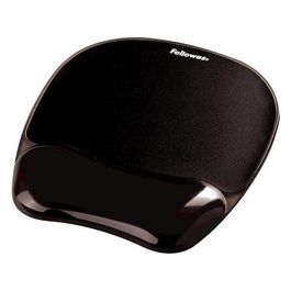 Fellowes Leonardi Mousepad Gelcrystals Supp Polso Ner