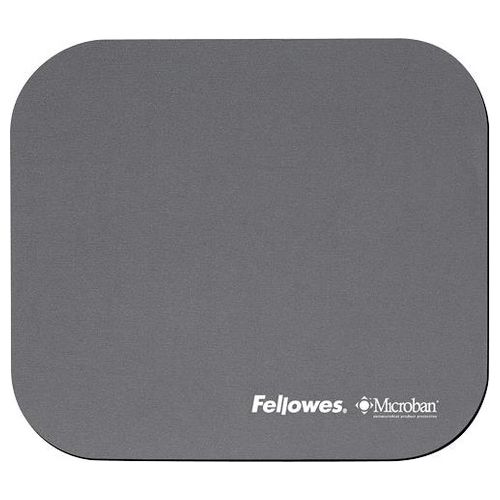 Fellowes Mousepad con Microban - Grigio