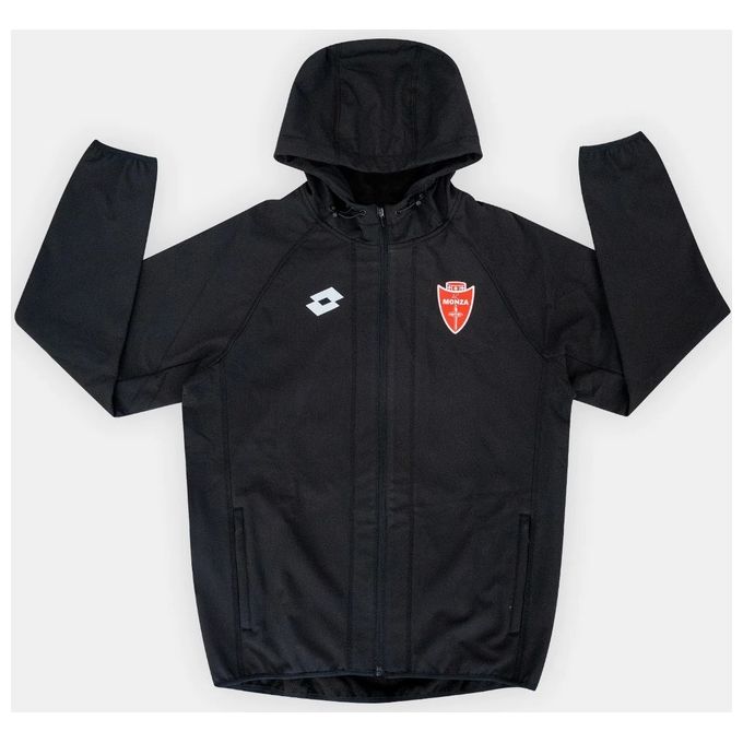 Image of Felpa con zip e cappuccio Junior nera Taglia L