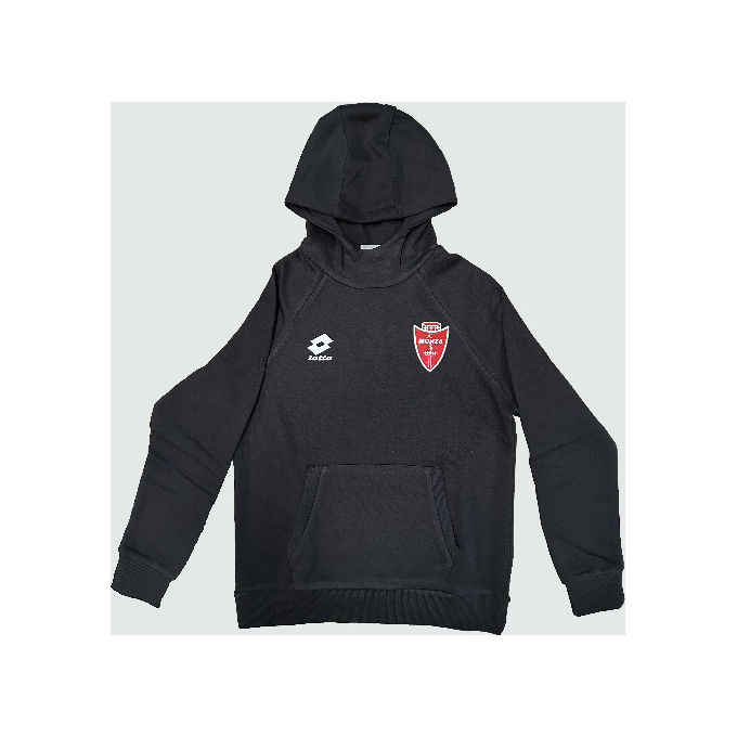 Image of Felpa nera con cappuccio Junior Taglia XXS
