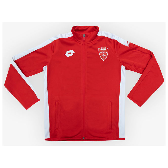 Felpa rappresentanza Elite rossa con zip JUNIOR Taglia L