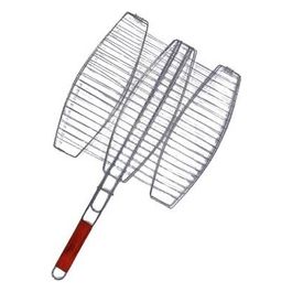 Griglia per Pesce 34387 3 Posti 38x37cm