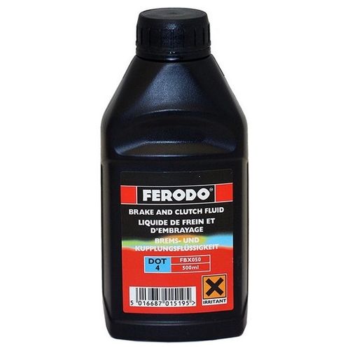 Ferodo Liquido Freni DOT4 500mL - Sae J:1703 Fmvss 116 