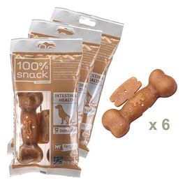 Ferplast Snack cane Snack naturale per cane Snack Igiene Orale Taglia Grande Per la salute intestinale con alga Euglena Kit da 3 confezioni 420g