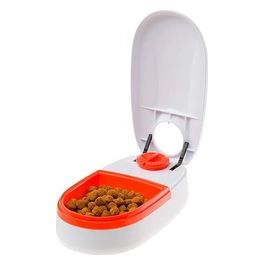 Distributore Cibo Animali Cometa Automatico Bianco