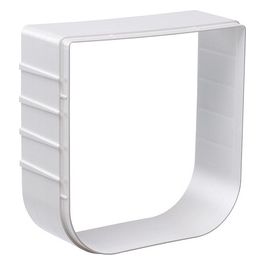 Ferplast Estensione per portina per cani piccoli gatti Gattaiola Porta basculante SWING 3 e 5 EXTENSION, 16,3 x 5 x h 18,4 cm - Profondità 5 cm, Bianco