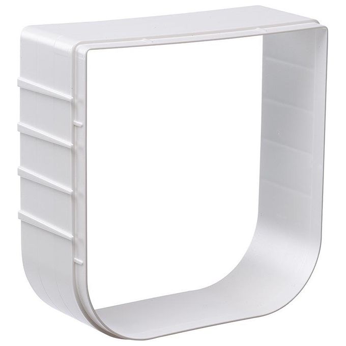 Ferplast Estensione per portina per cani piccoli gatti Gattaiola Porta basculante SWING 3 e 5 EXTENSION, 16,3 x 5 x h 18,4 cm - Profondità 5 cm, Bianco