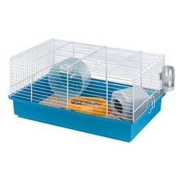 Gabbia Roditori Criceti 9 Azzurro e Bianco